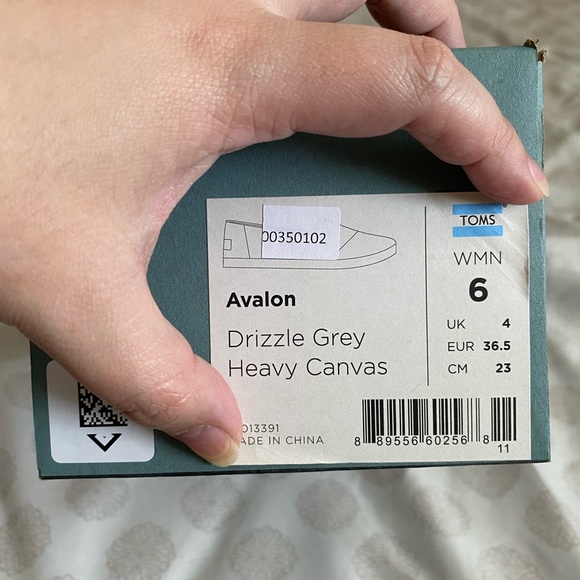 Toms drizzle grey heavy canvas - Picture 6 of 7